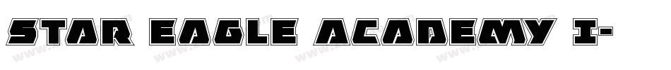 Star Eagle Academy I字体转换